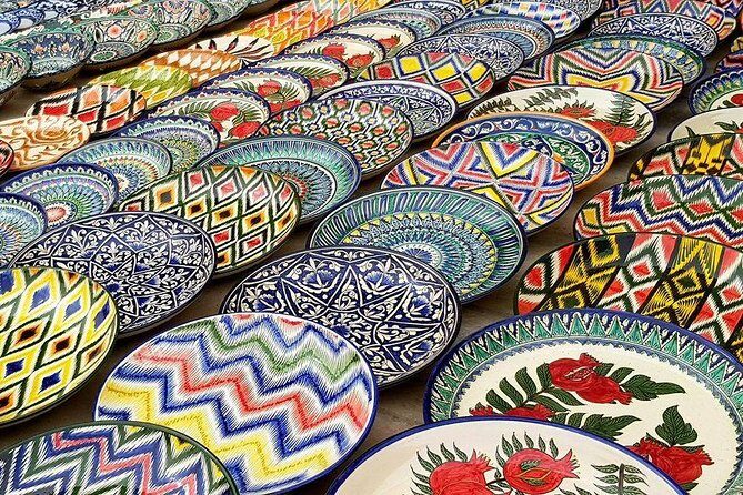 2 Days Tour to Bukhara and Samarkand from Tashkent by train - Bukhara by foot: Lyab-i-Hauz and the mosque-carpet pairing
