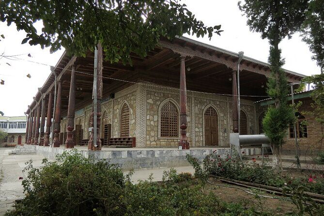 Panjakent day trip from Samarkand - The Mausoleum of Mukhammad Bashoro: medieval architecture outside the main bustle